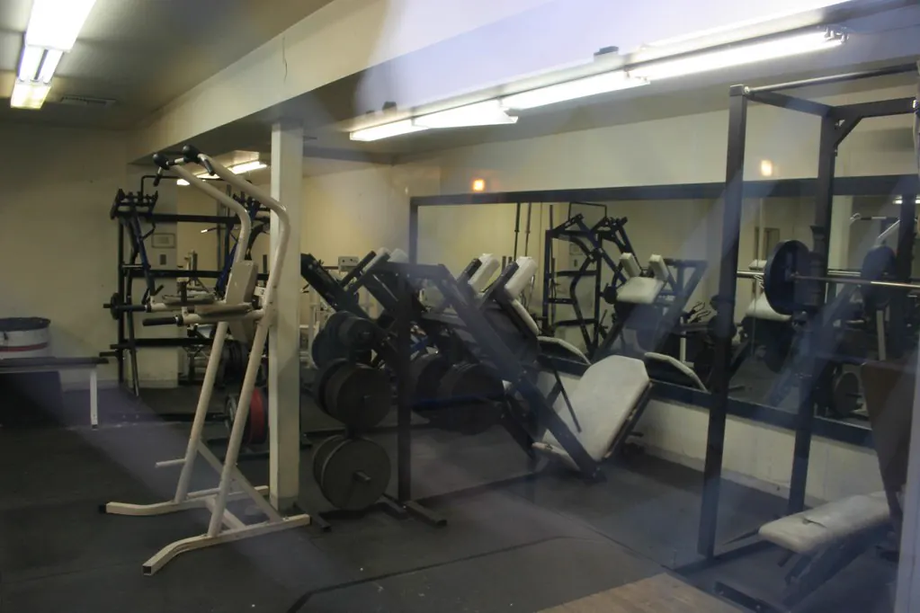 Zona de musculación y máquinas de Iron Fit Gym